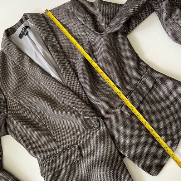 Ann Taylor Herringbone Blazer NWOT Size 8 Petite - Picture 11 of 12